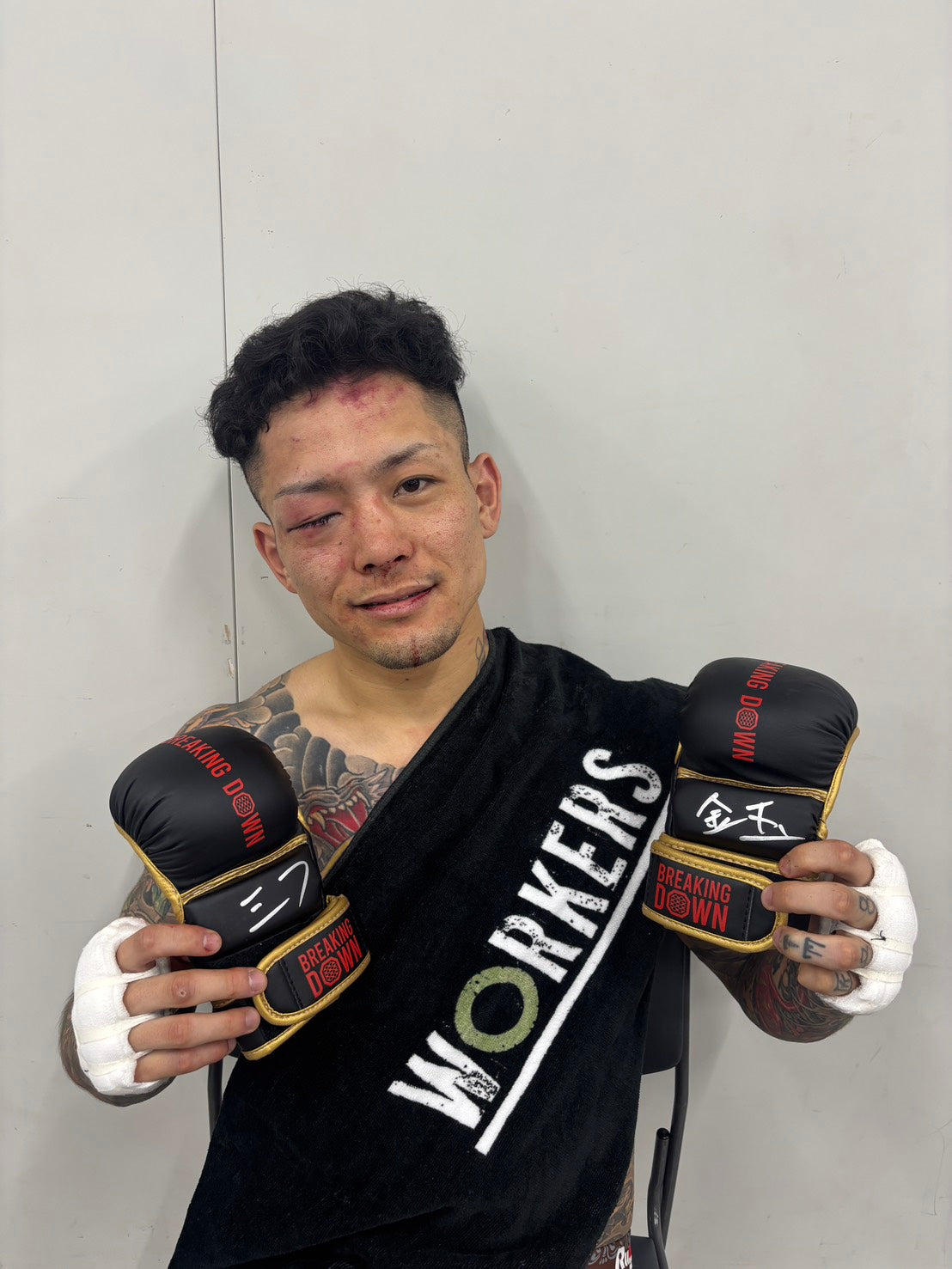 BreakingDown18 尾田優也選手サイン入りグローブ