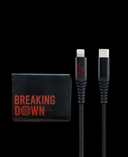 BreakingDown 急速充電器 Lightning ケーブル・ACアダプタセット 20W