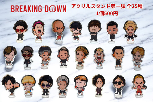 BreakingDown アクリルスタンド ミステリーボックス（全25種）