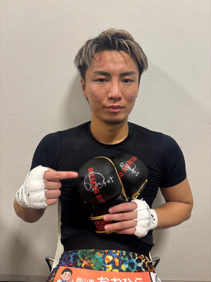 BreakingDown17.5 金剛隼選手サイン入りグローブ