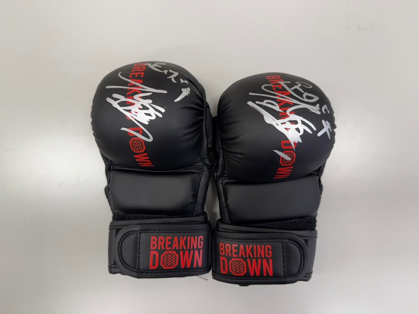 BreakingDown16.5 足ポキニキ＆FUGA選手サイン入りグローブ