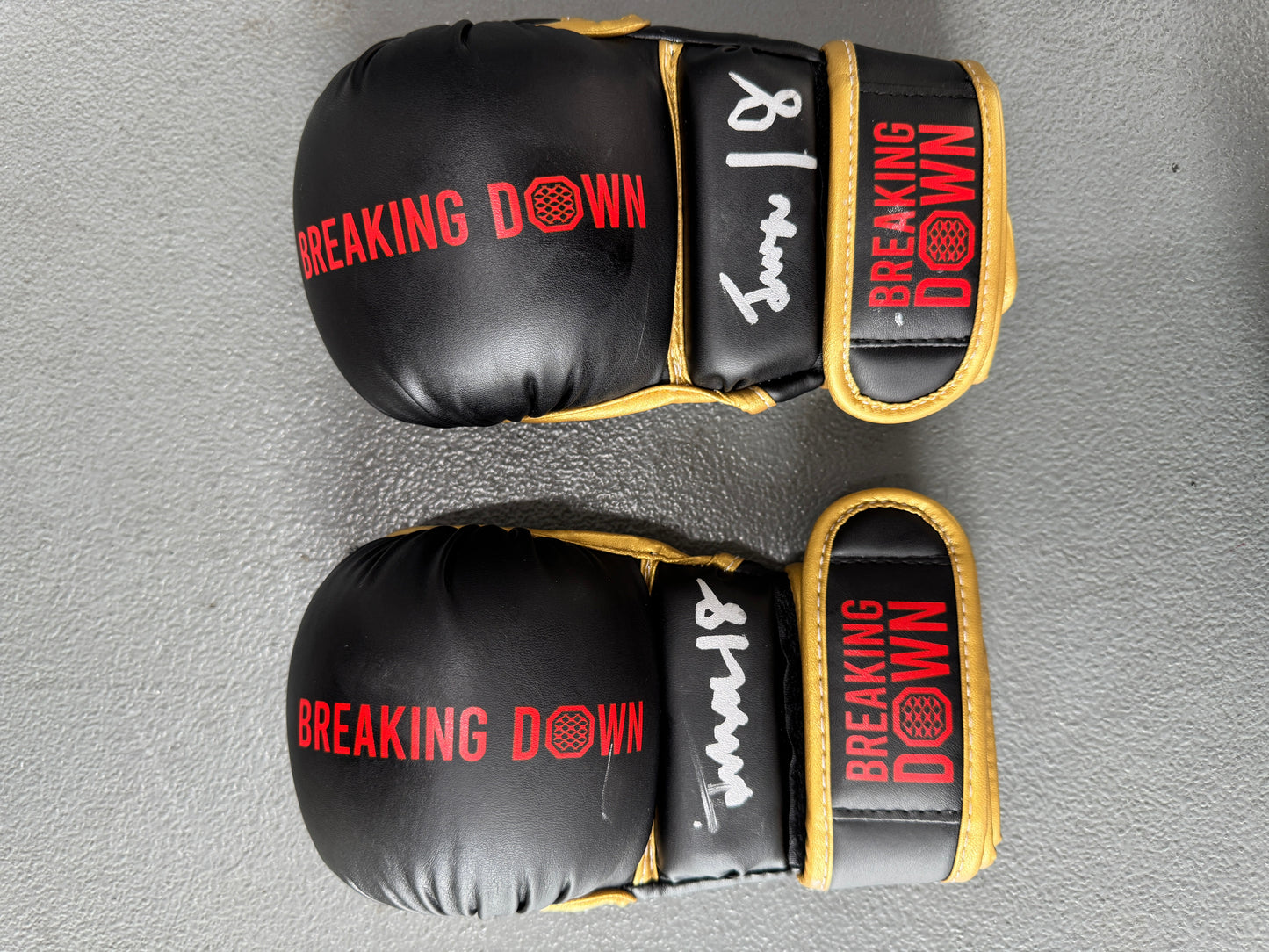 BreakingDown17 Junya選手サイン入りグローブ