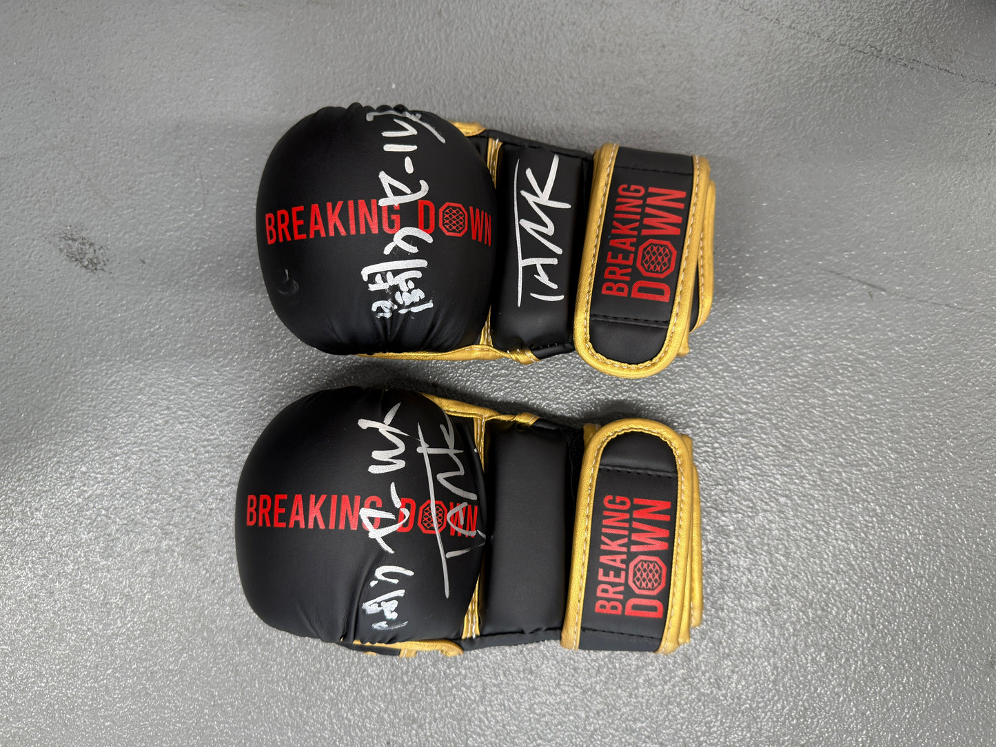 BreakingDown17 タンク内藤選手サイン入りグローブ