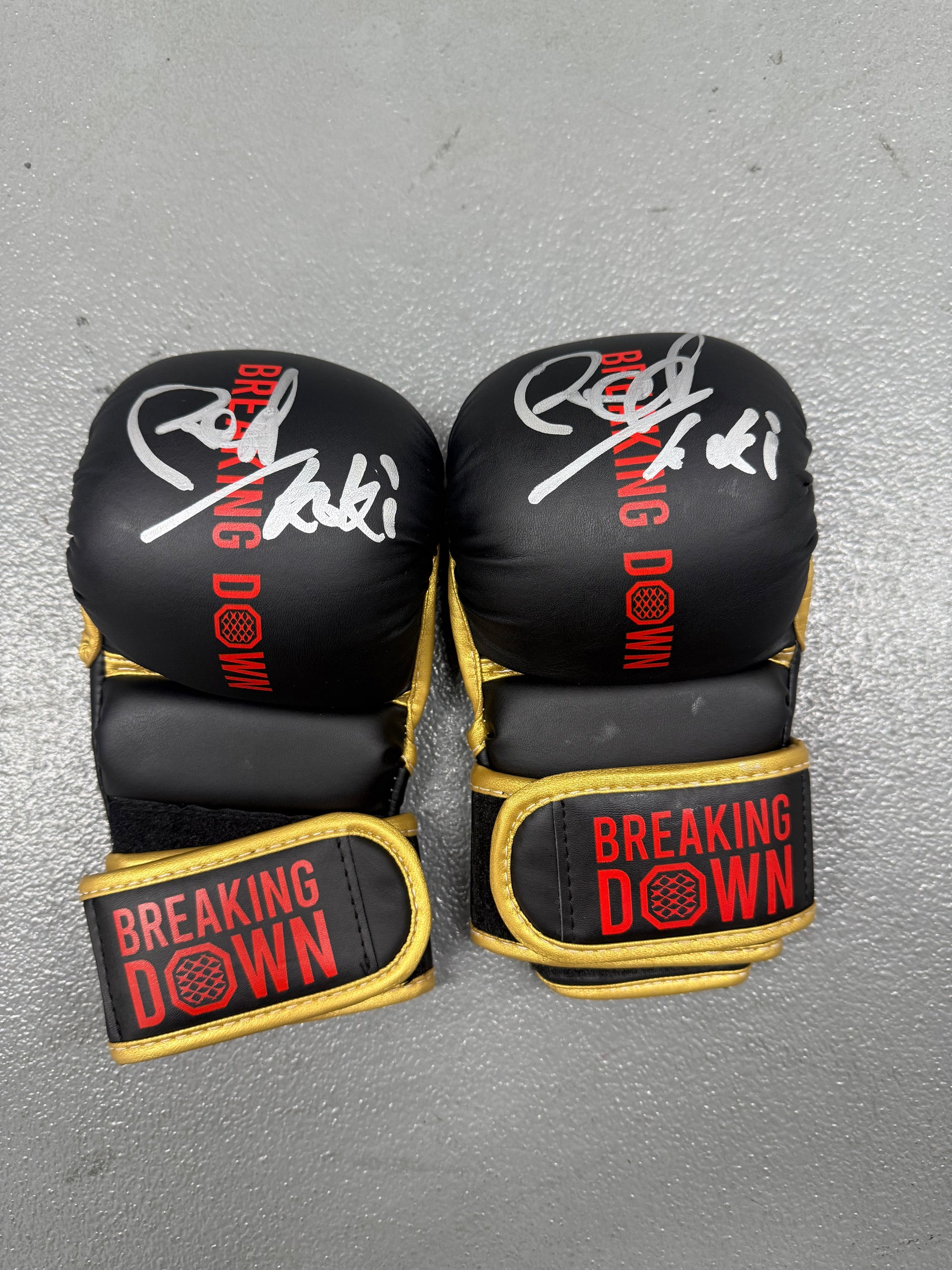 BreakingDown17 赤田功輝選手サイン入りグローブ